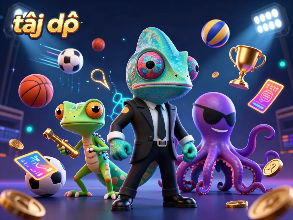 Experience thrilling betting excitement at tại đây with colorful characters and dynamic sports elements.