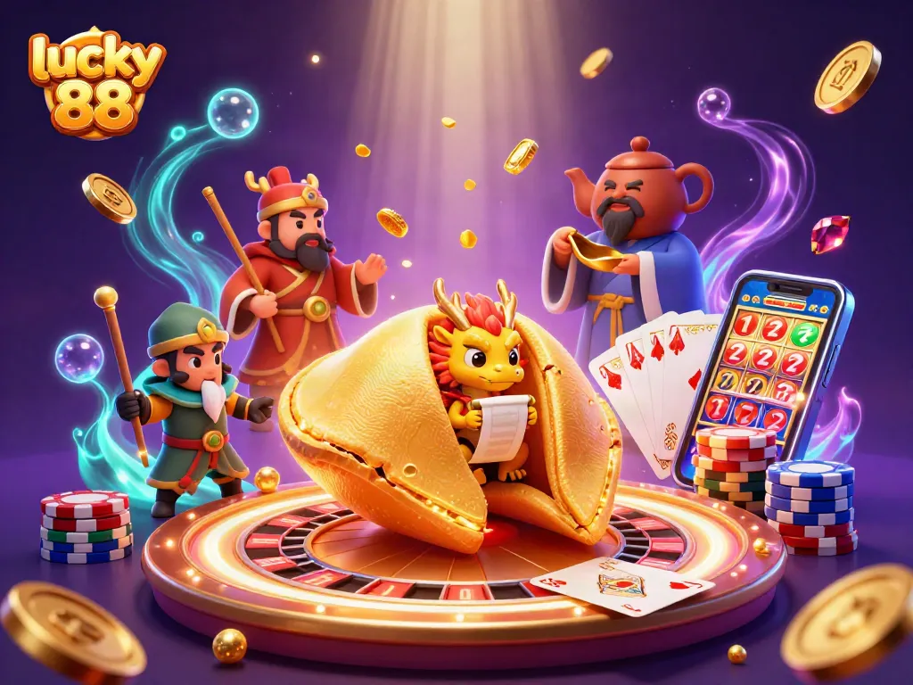 Spin and win with the lucky 88 themed slot games featuring vibrant characters and gold treasures.