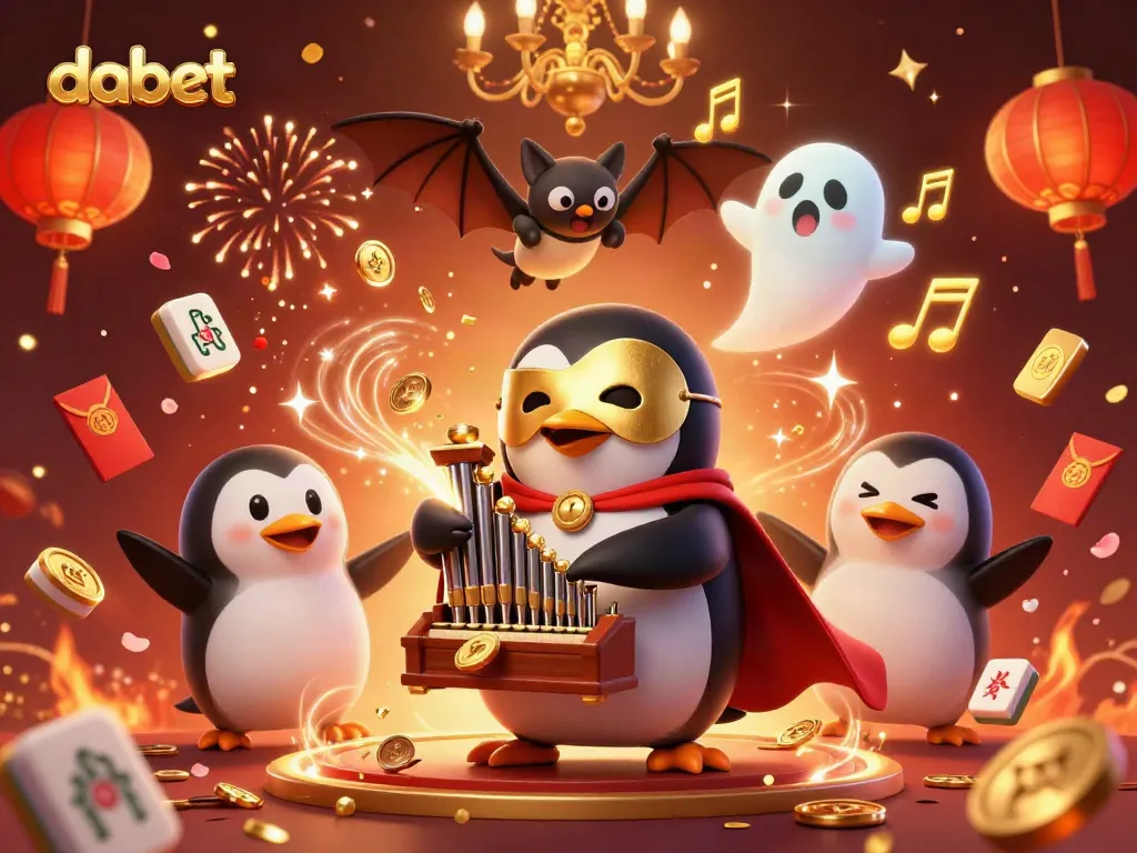 Dabet enhances excitement with a lively casino scene showcasing colorful gaming elements and engaging characters.