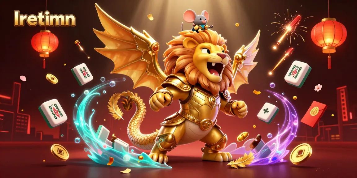 Iretimn thrills players with a triumphant golden chimera amid vibrant casino elements