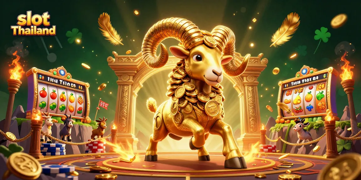 Slot Thailand menyajikan permainan menarik dengan simbol slot dan efek api berapi-api.