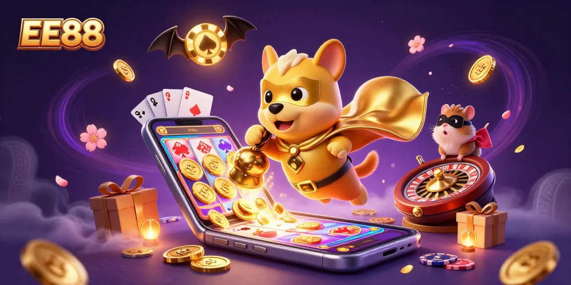 EE88's superhero dog and sidekick transport players to casino games with thrill and adventure.