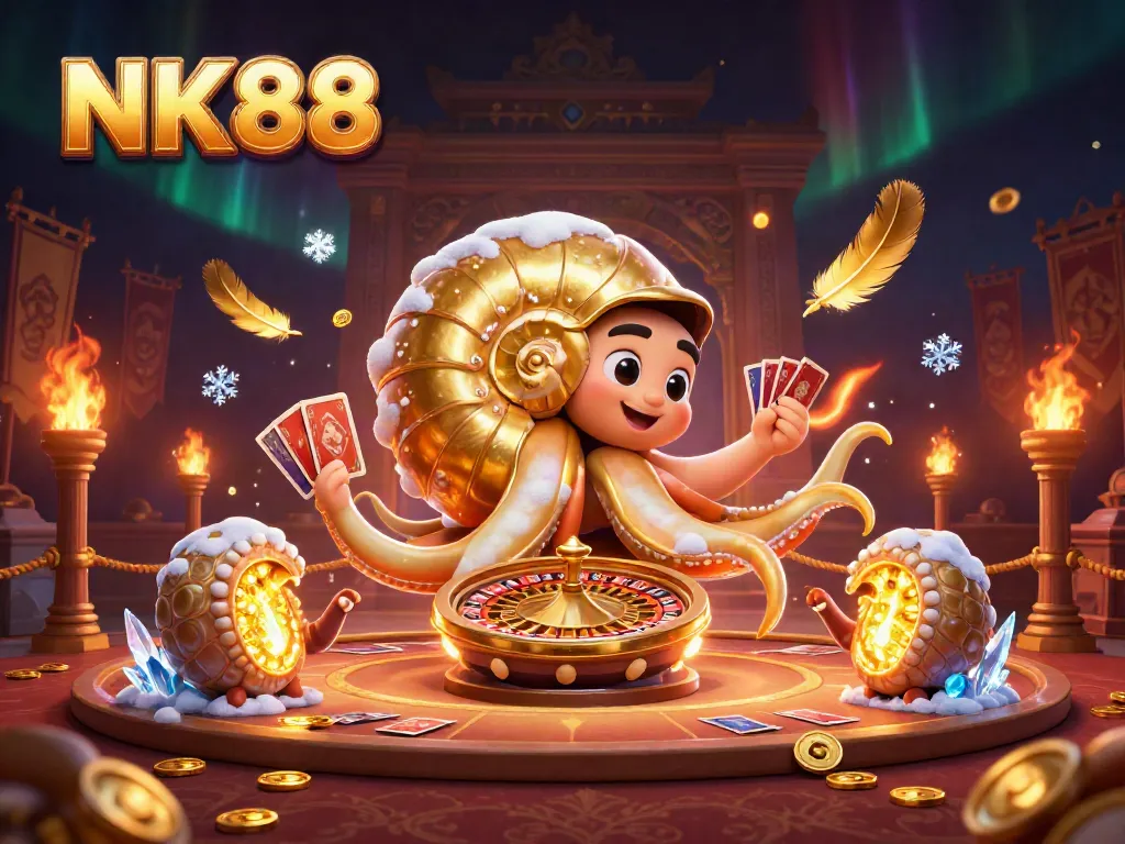NK88 experiences thrilling casino action with colorful characters in a vibrant 3D setting.
