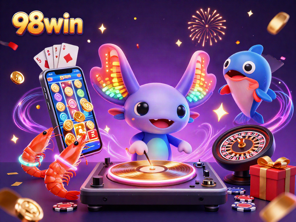Spin the reels at 98win with colorful games and vibrant casino characters coming to life!