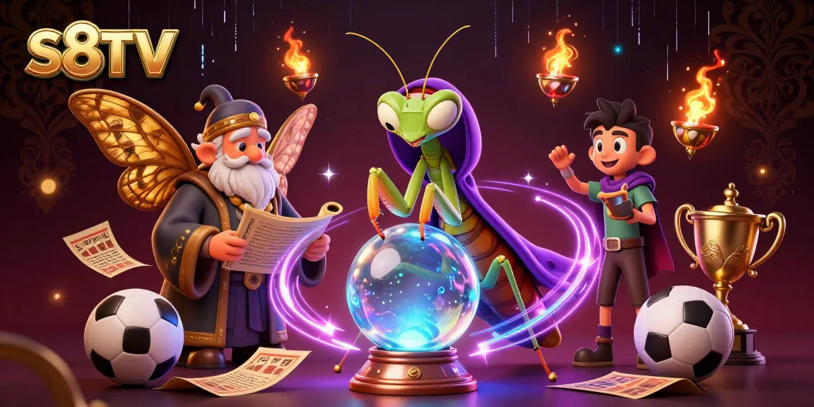 Engage with S8TV's vibrant sports betting scene featuring dynamic fortune tellers and exciting game elements.