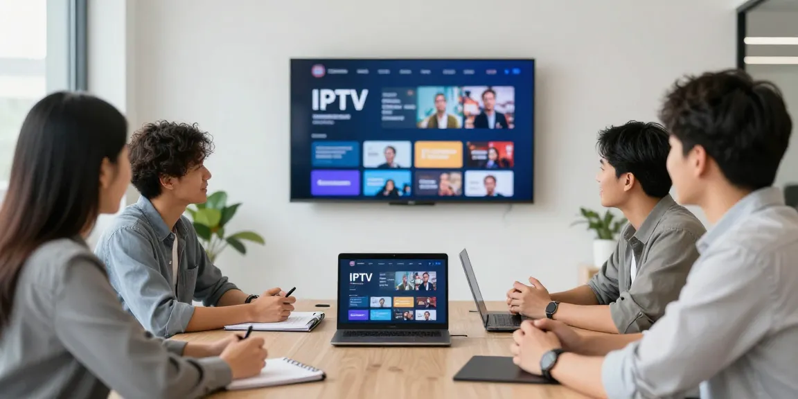 IPTV reseller providing local services in a professional setting, trusted provider showing expertise.